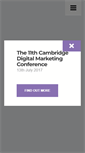 Mobile Screenshot of marketingconference.co.uk